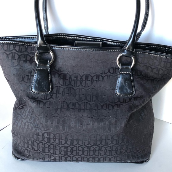 Giani Bernini Purse - Embossed Medium Shoulder Bag - Picture 2 of 10